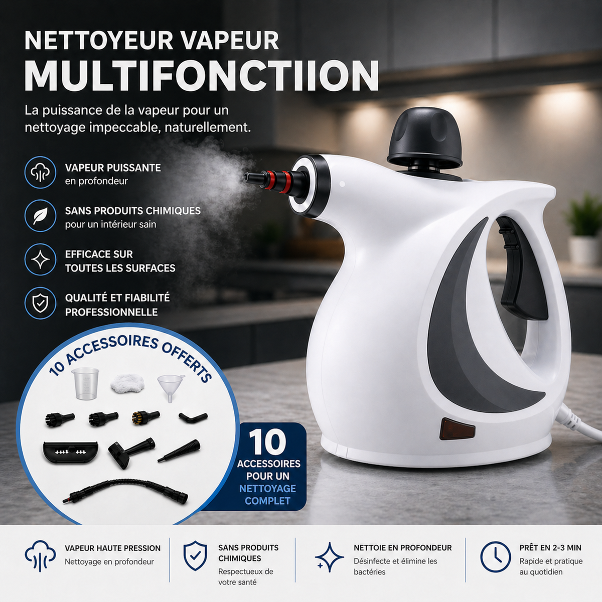 Nettoyant vapeur Vapormi